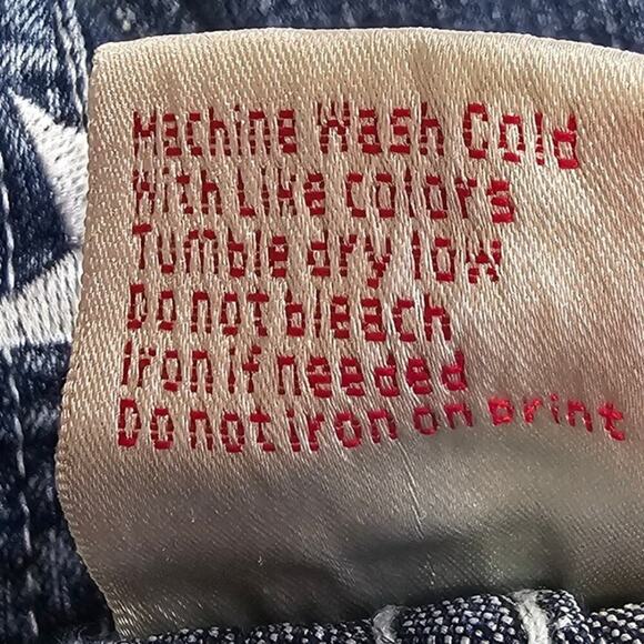 Neeso Y2K Patch Jeans Medium Wash Size 16 - Picture 4 of 10